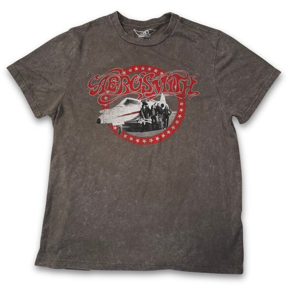 Aerosmith Stone Washed Graphic Tee | Unisex Large | Rag Doll Merchandising - Picture 1 of 6